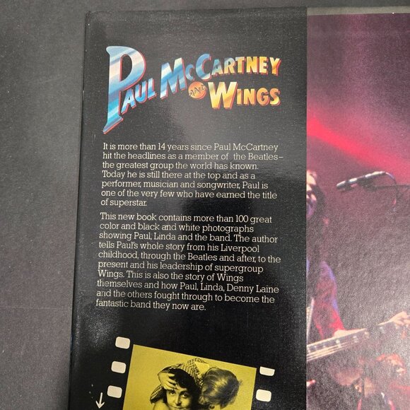 Vintage Paul McCartney and Wings by Tony Jasper 100 Illustrations & Photo's 1977 - Picture 2 of 4